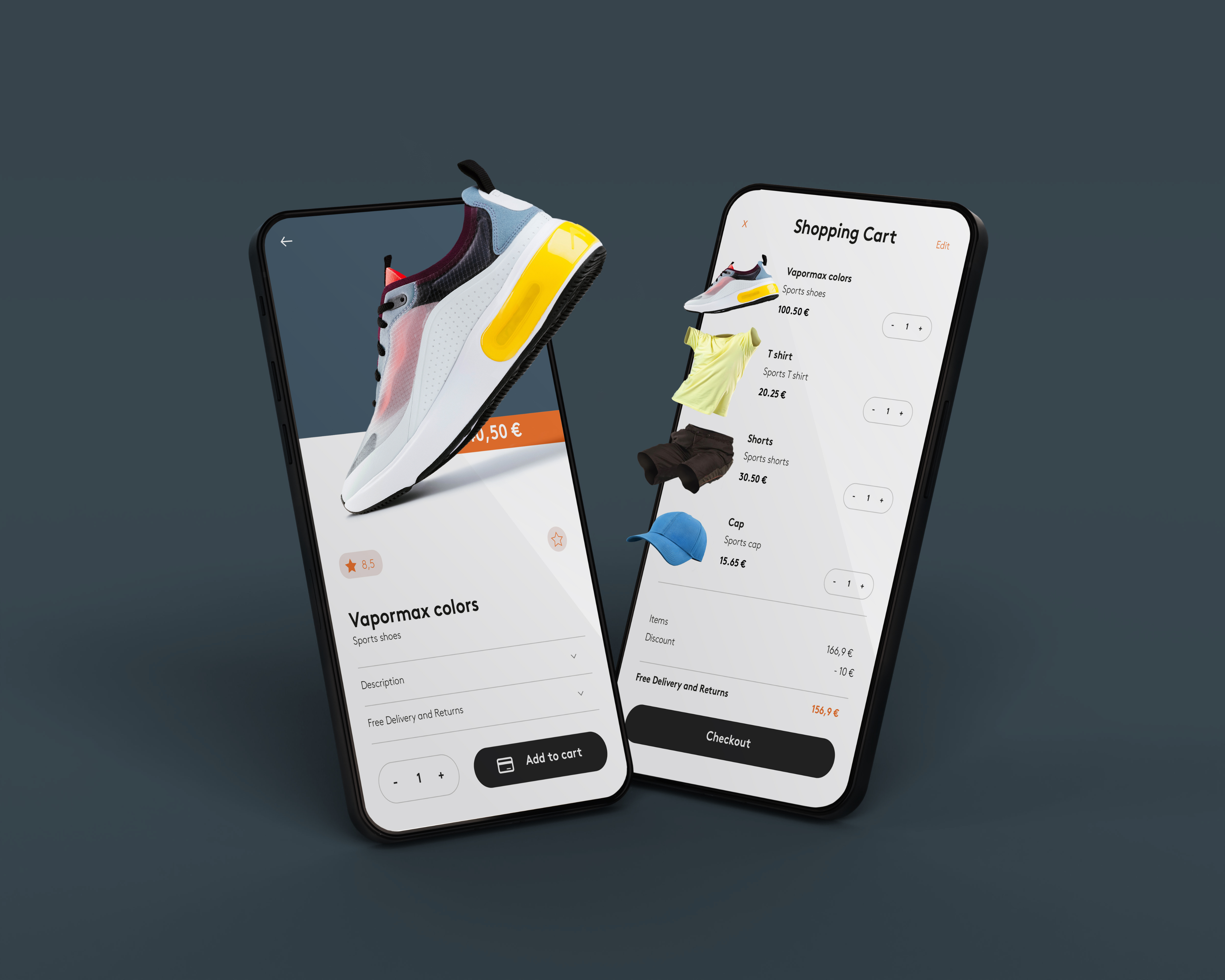 e-commerce mobile app development illustration